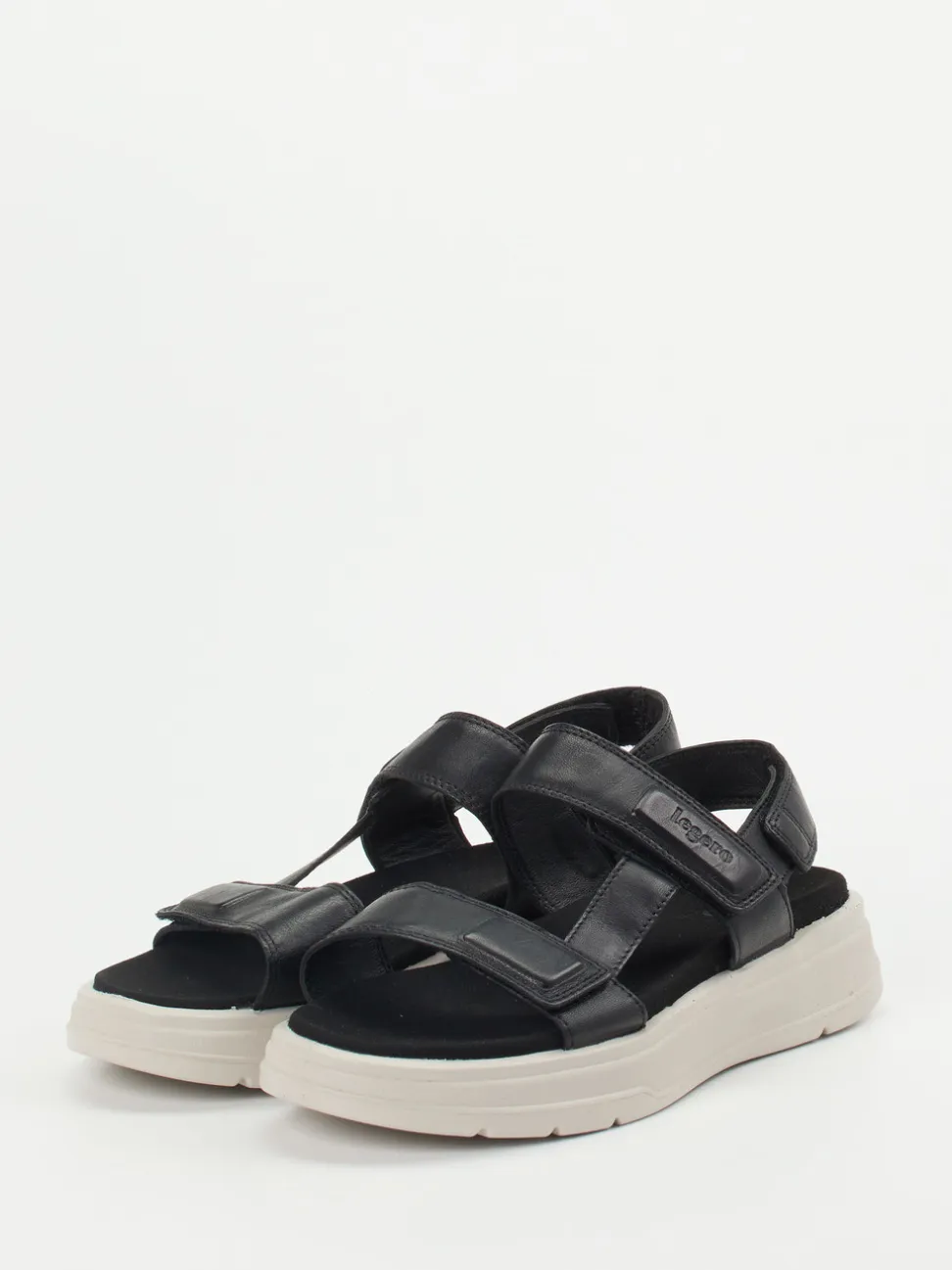 Legero – Komfortsandalen aus Kalbleder schwarz