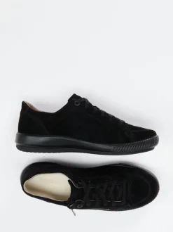 Legero – Komfort-Sneaker aus Veloursleder schwarz