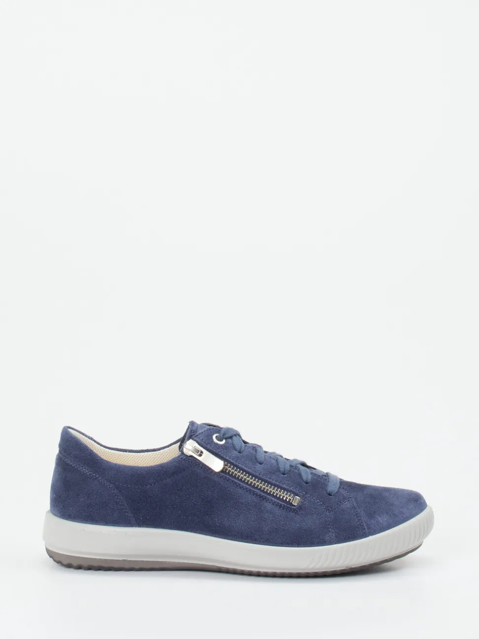 Legero – Komfort-Sneaker aus Veloursleder jeansblau