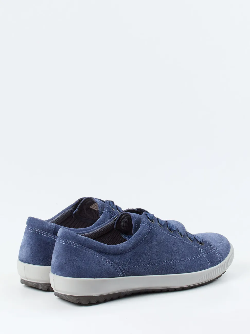 Legero – Schnürsneaker aus Veloursleder jeansblau