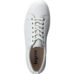 Legero – Sneaker aus Lammleder in Offwhite