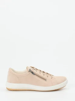 Legero – Sneaker aus Veloursleder beige