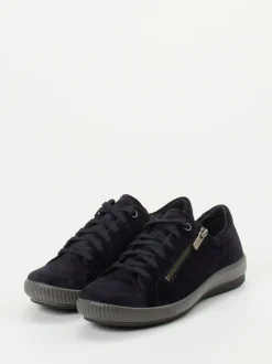 Legero – Sneaker aus Veloursleder navyblau