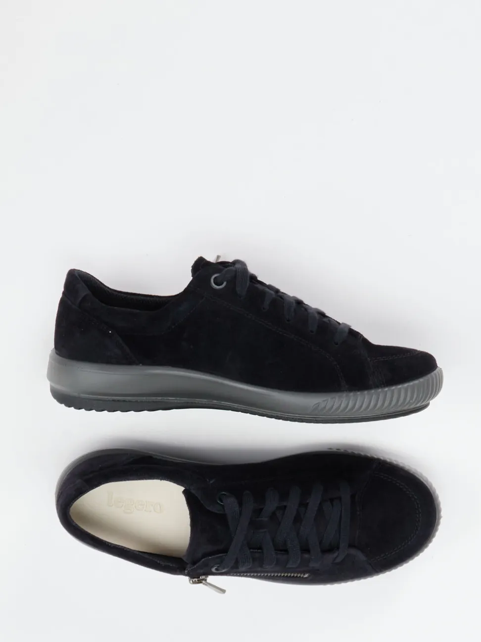 Legero – Sneaker aus Veloursleder navyblau