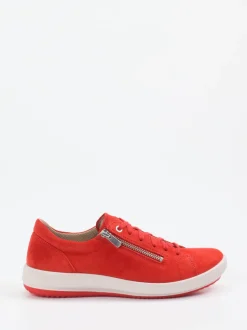 Legero – Sneaker aus Veloursleder in Signalrot