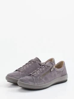 Legero – Sneaker aus Veloursleder in Grau