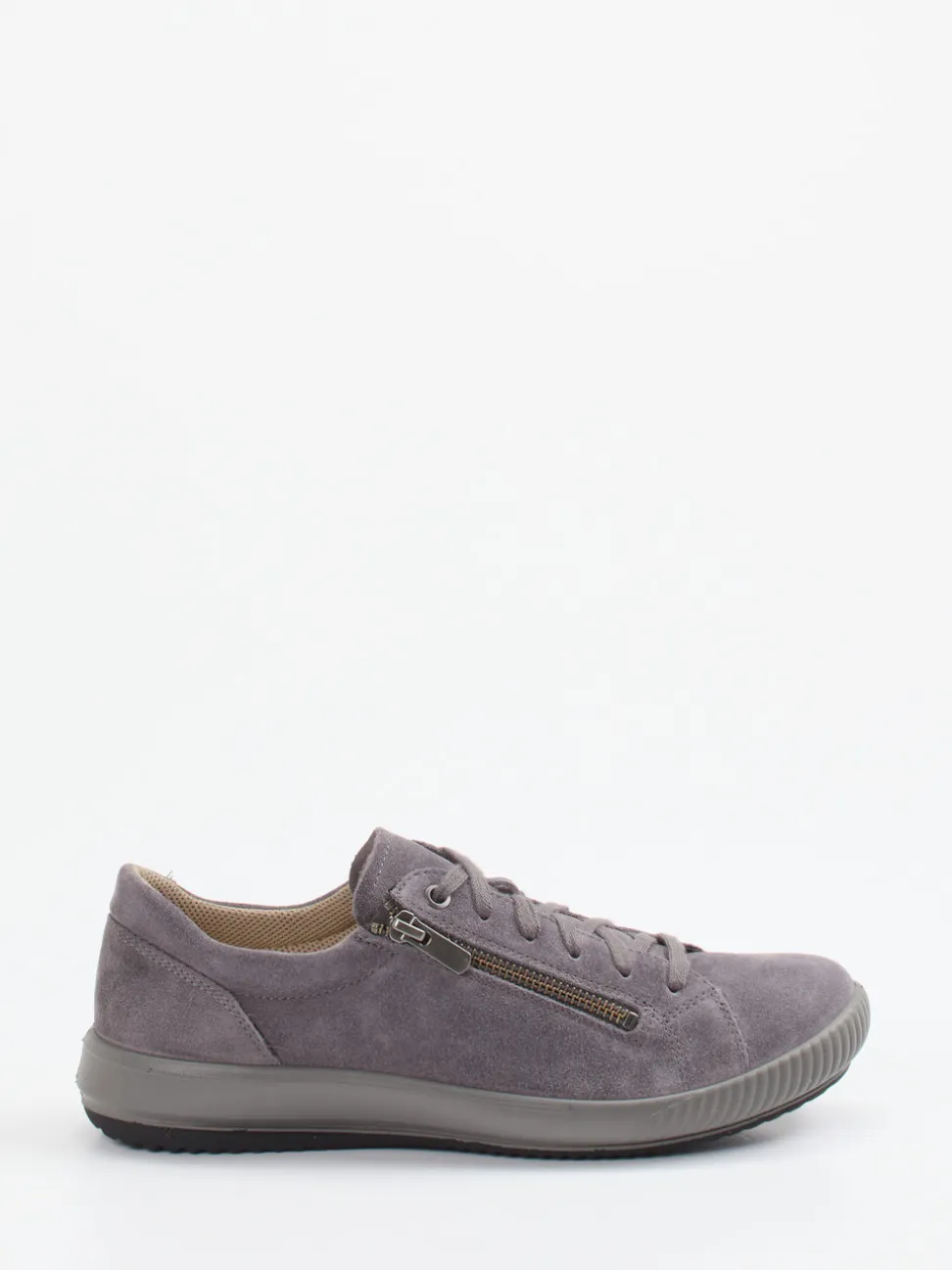 Legero – Sneaker aus Veloursleder in Grau