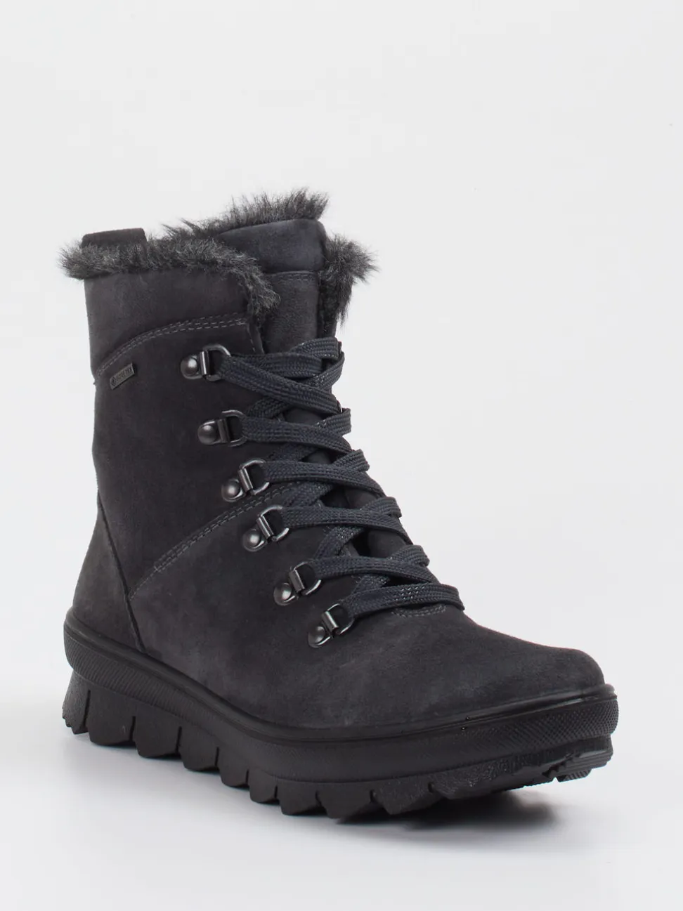 Legero – Stiefelette aus Veloursleder anthrazit