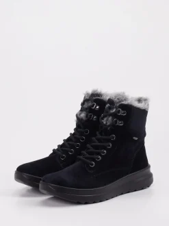 Legero – Winterboots aus Veloursleder mit Kunstfell