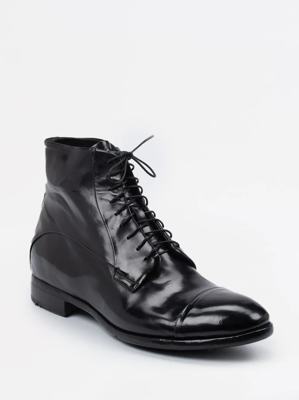 Lemargo – Captoe-Stiefelette aus Kalbleder schwarz