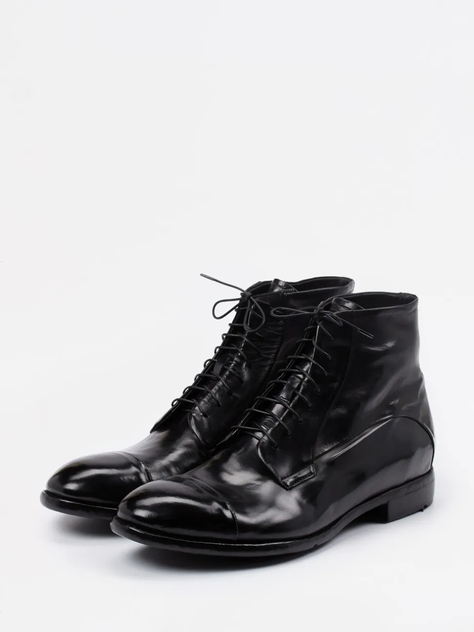 Lemargo – Captoe-Stiefelette aus Kalbleder schwarz