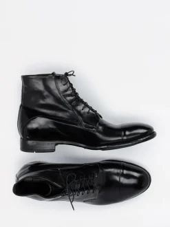 Lemargo – Captoe-Stiefelette aus Kalbleder schwarz