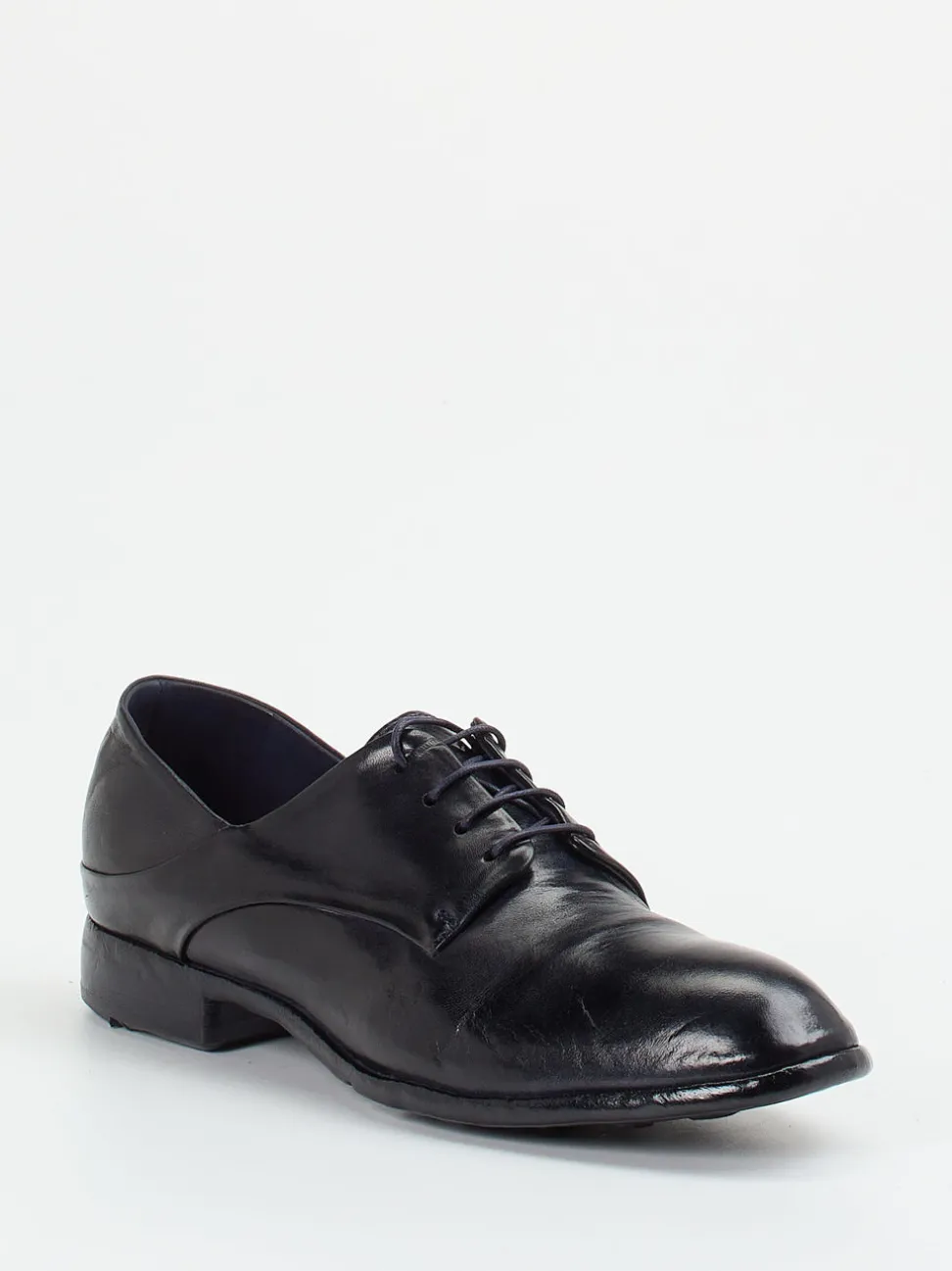 Lemargo – Derby-Schnürschuh aus Kalbleder Blau
