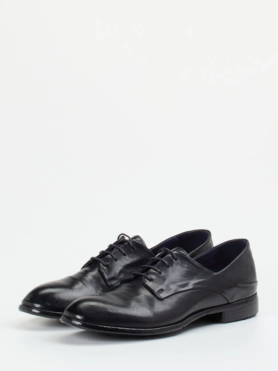 Lemargo – Derby-Schnürschuh aus Kalbleder Blau