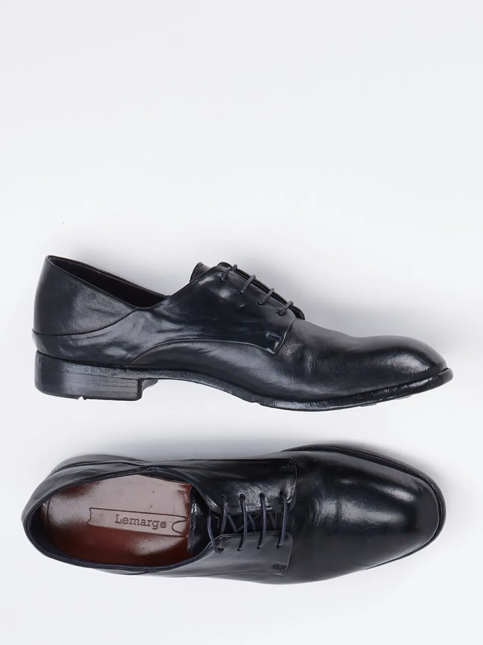 Lemargo – Derby-Schnürschuh aus Kalbleder Blau