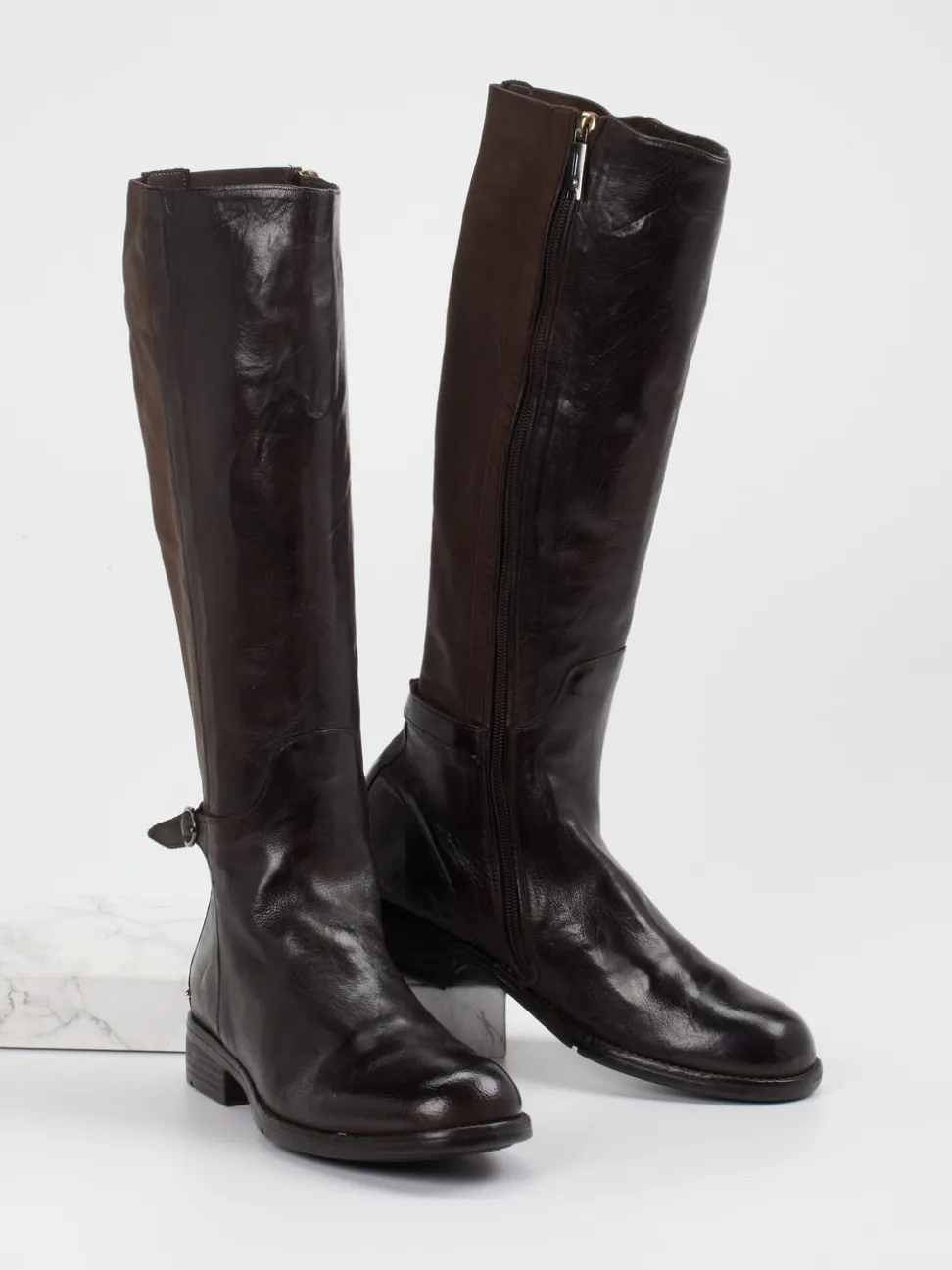 Lemargo – Reitstiefel aus Büffelleder dunkelbraun