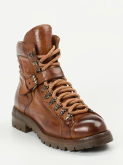 Lemargo – Schnürboots aus Büffelleder mittelbraun