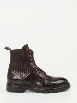 Lemargo – Schnürboots aus Büffelleder Dunkelbraun