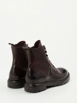 Lemargo – Schnürboots aus Büffelleder Dunkelbraun