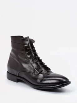 Lemargo – Schnürboots aus Känguruleder dunkelbraun