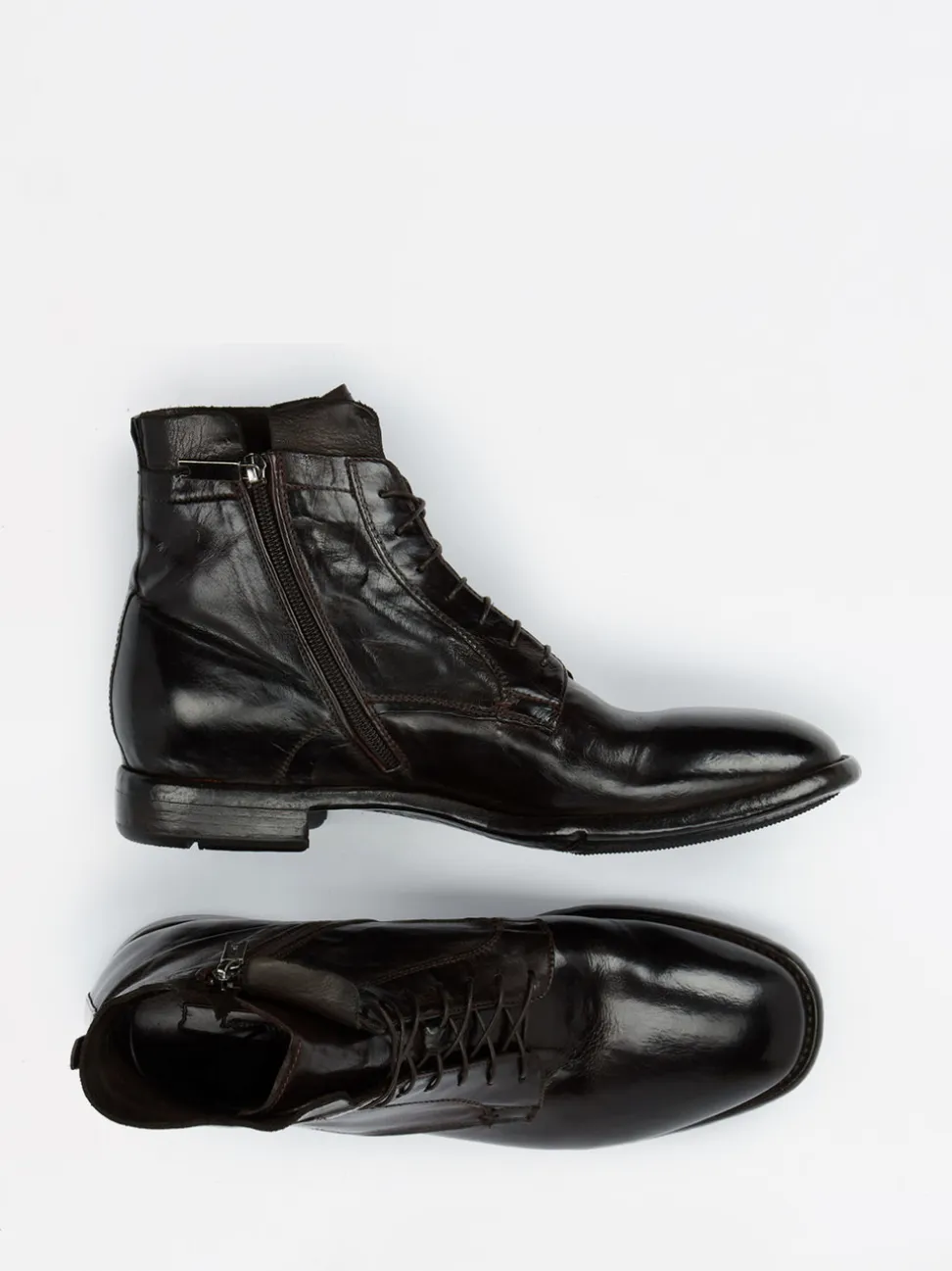Lemargo – Schnürboots aus Känguruleder dunkelbraun