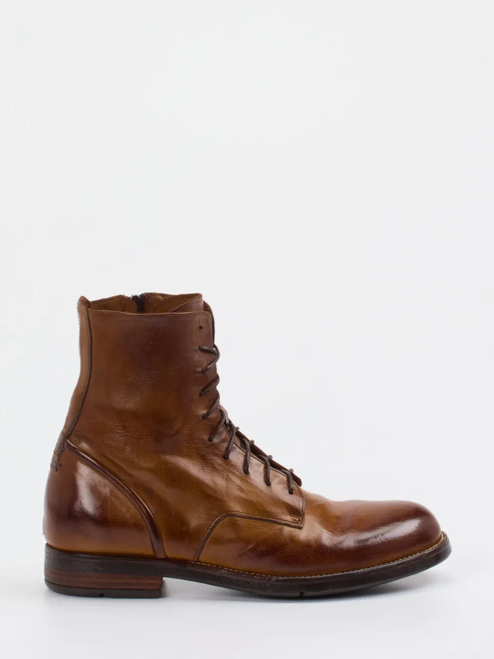 Lemargo – Schnürstiefel aus Büffelleder in Braun