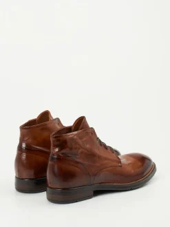 Lemargo – Schnürstiefeletten aus Lammleder braun