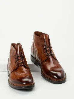 Lemargo – Schnürstiefeletten aus Lammleder braun
