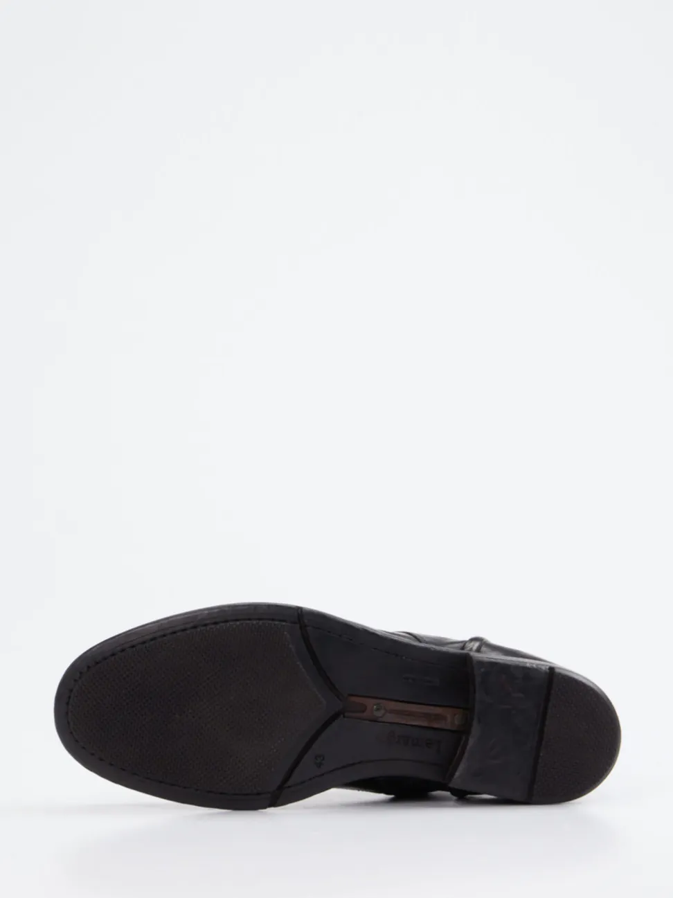 Lemargo – Schnürstiefelette aus Büffelleder schwarz