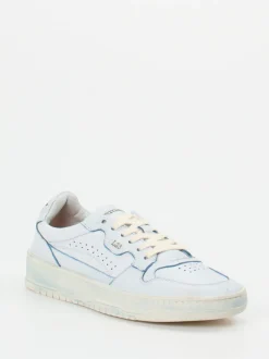 Lemargo – Sneaker aus genarbtem Glattleder hellblau