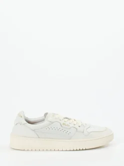 Lemargo – Sneaker aus genarbtem Glattleder Off-White