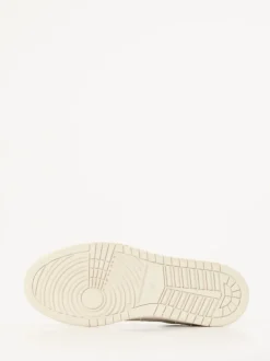 Lemargo – Sneaker aus genarbtem Glattleder Off-White