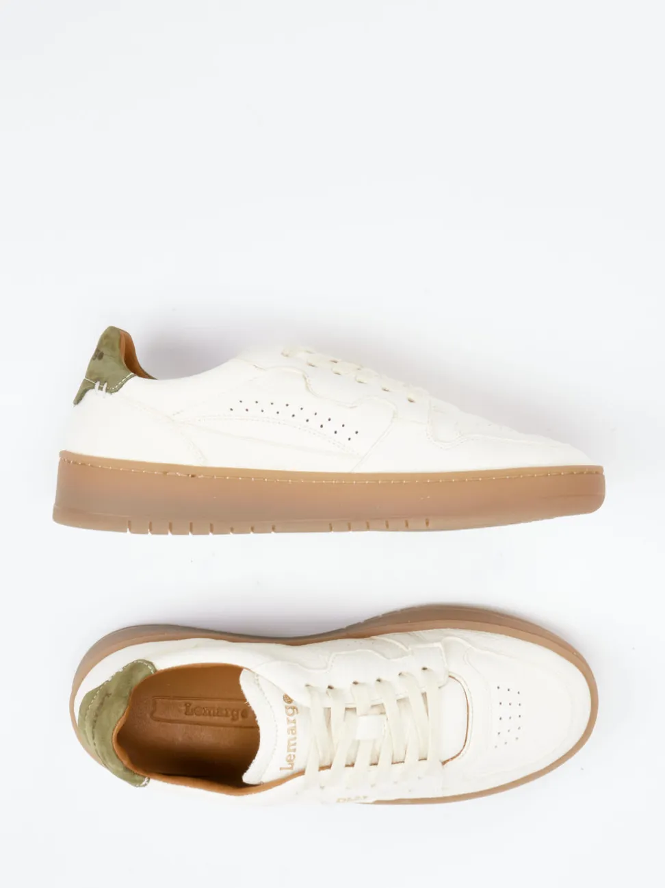 Lemargo – Sneaker aus Hirschleder cremeweiß
