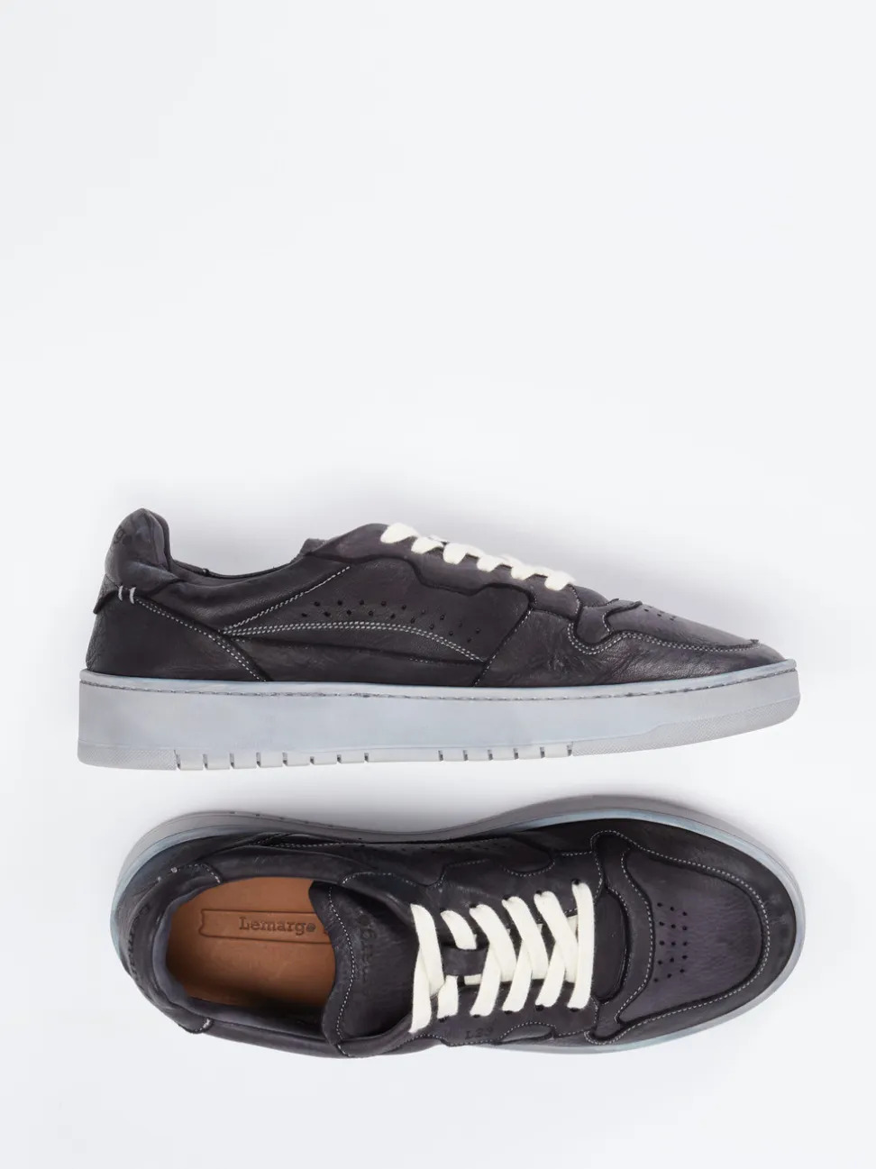 Lemargo – Sneaker aus Hirschleder in Anthrazit