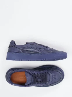 Lemargo – Sneaker aus Hirschleder in Tintenblau