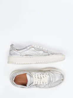 Lemargo – Sneaker aus Metallicleder silberfarben