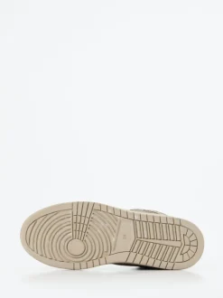 Lemargo – Sneaker aus Metallicleder Bronzebraun