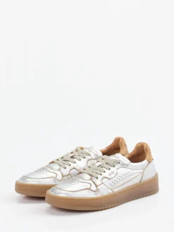Lemargo – Sneaker aus Metallicleder in Silber