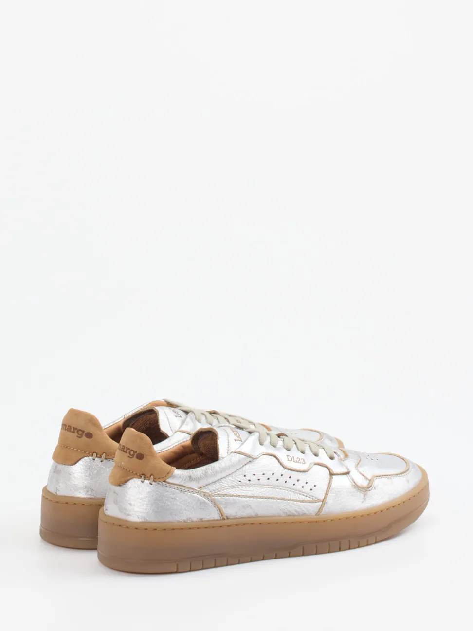 Lemargo – Sneaker aus Metallicleder in Silber
