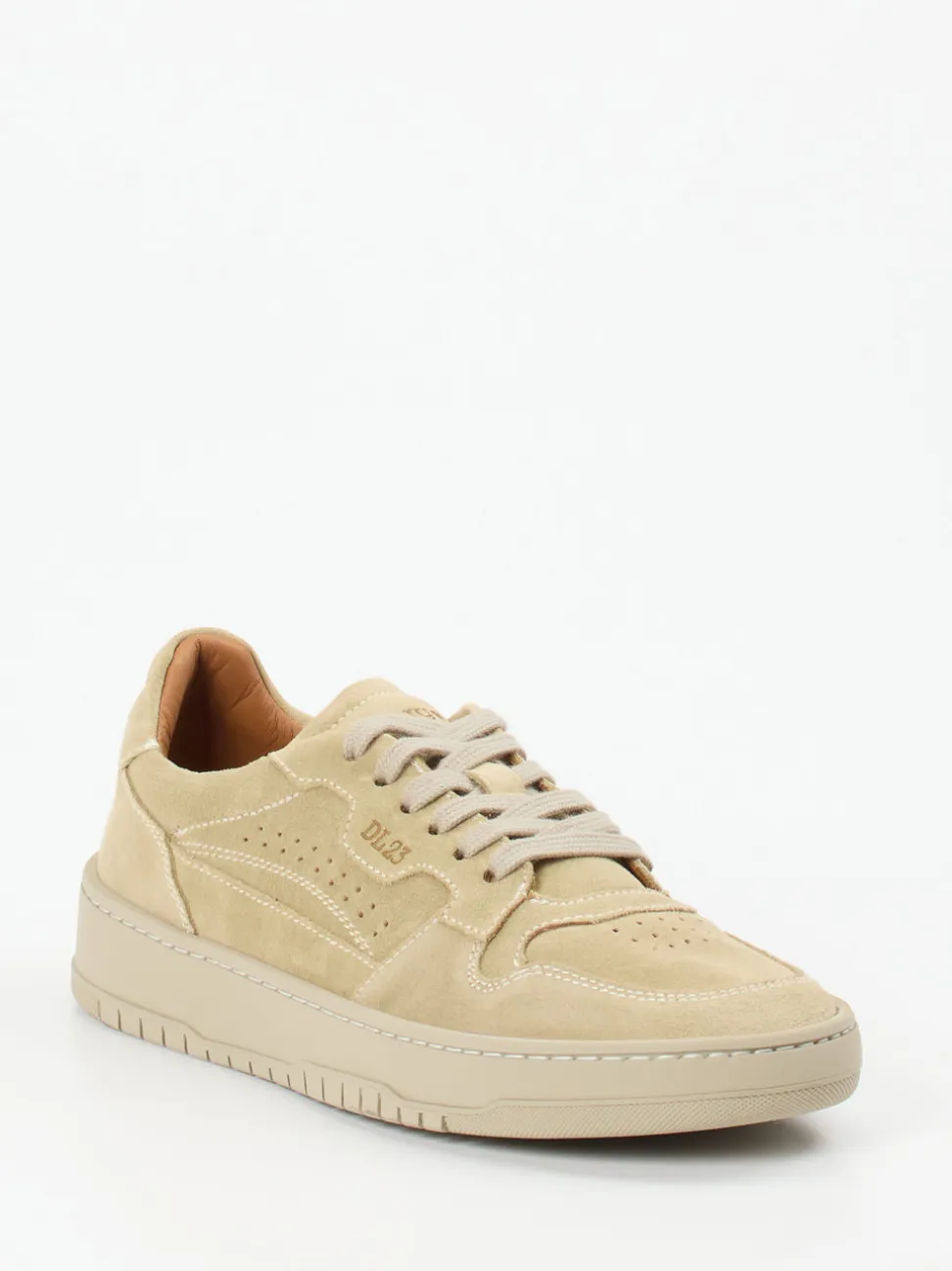 Lemargo – Sneaker aus Veloursleder beige