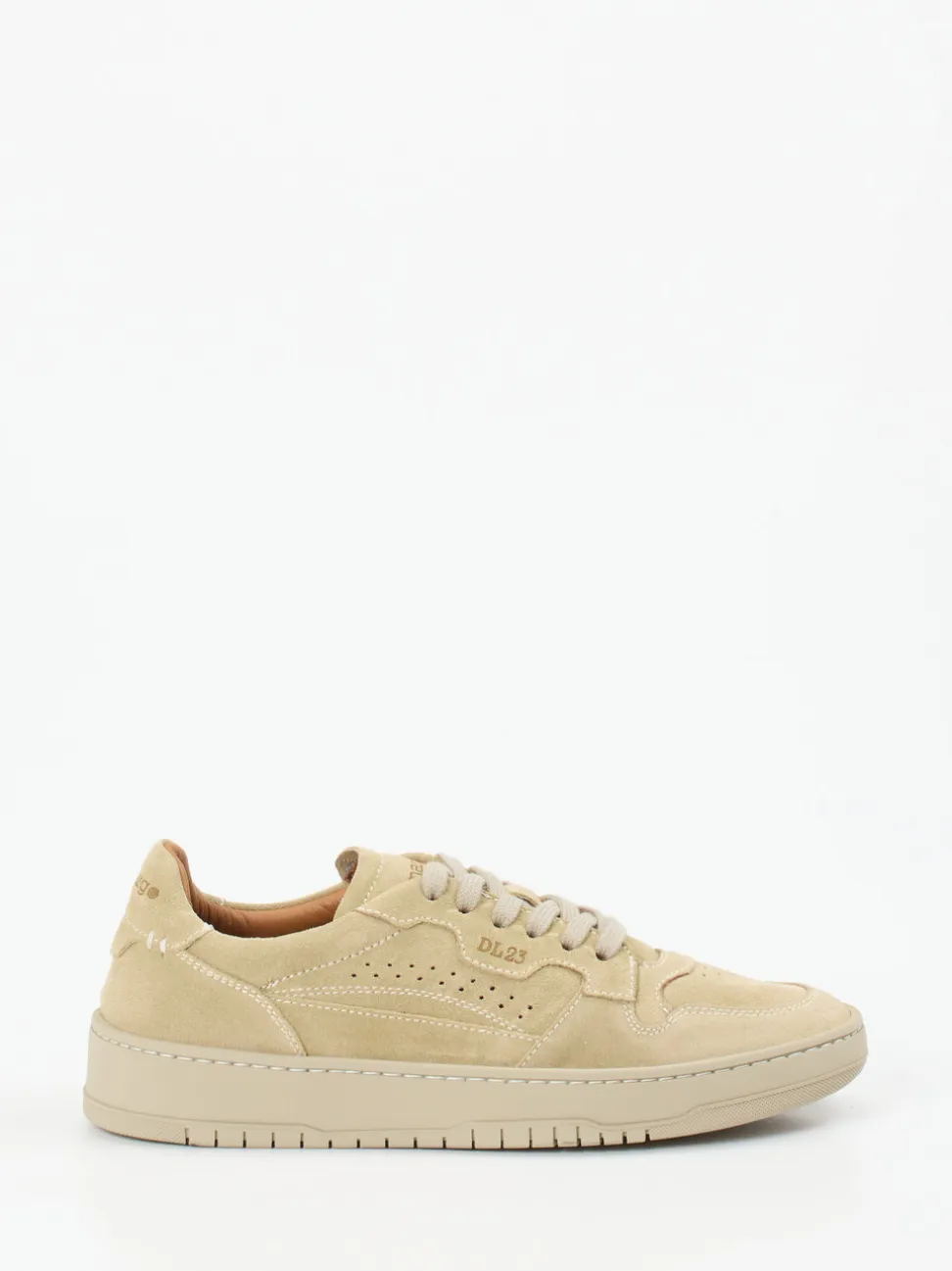 Lemargo – Sneaker aus Veloursleder beige