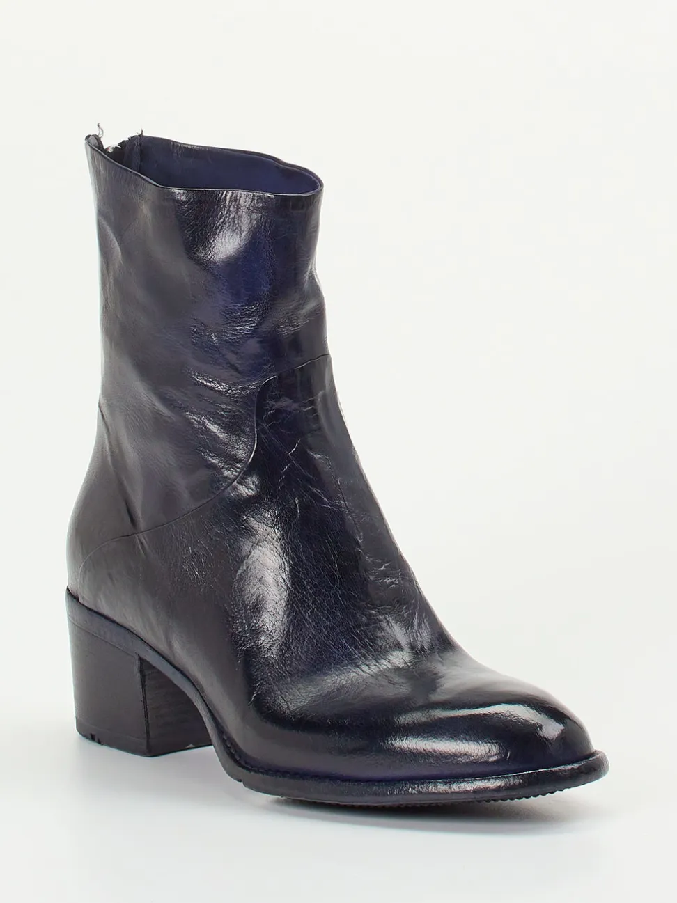 Lemargo – Stiefelette aus Büffelleder Dunkelblau