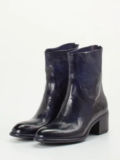 Lemargo – Stiefelette aus Büffelleder Dunkelblau
