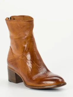 Lemargo – Stiefeletten aus Büffelleder cognacbraun