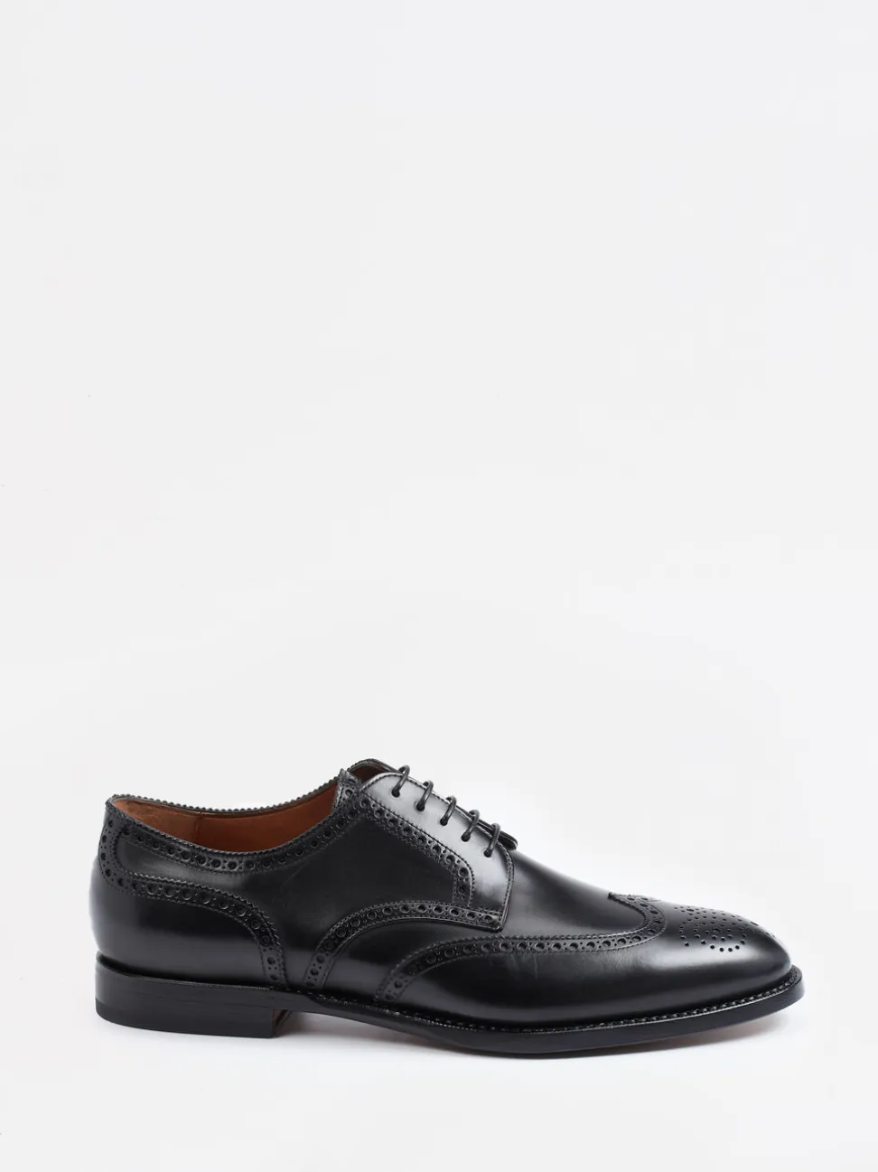 Lendvay & Schwarcz – Brogue Derby aus Kalbleder schwarz