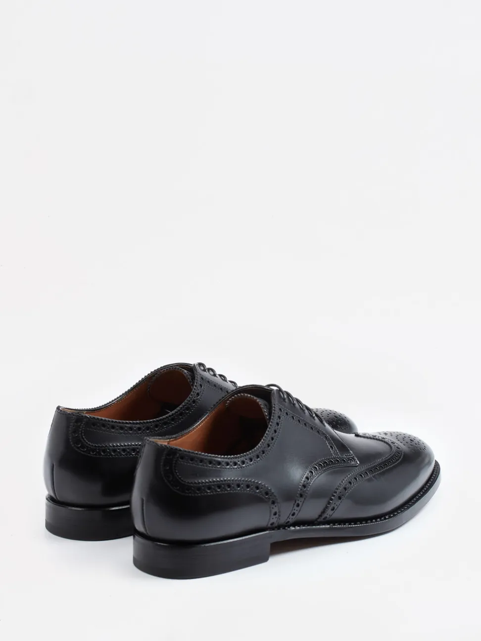 Lendvay & Schwarcz – Brogue Derby aus Kalbleder schwarz