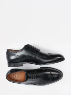 Lendvay & Schwarcz – Brogue Derby aus Kalbleder schwarz