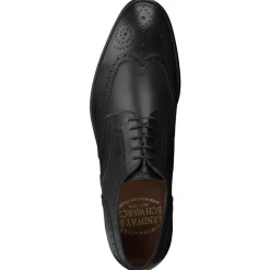 Lendvay & Schwarcz – Brogue Derby aus Kalbleder schwarz