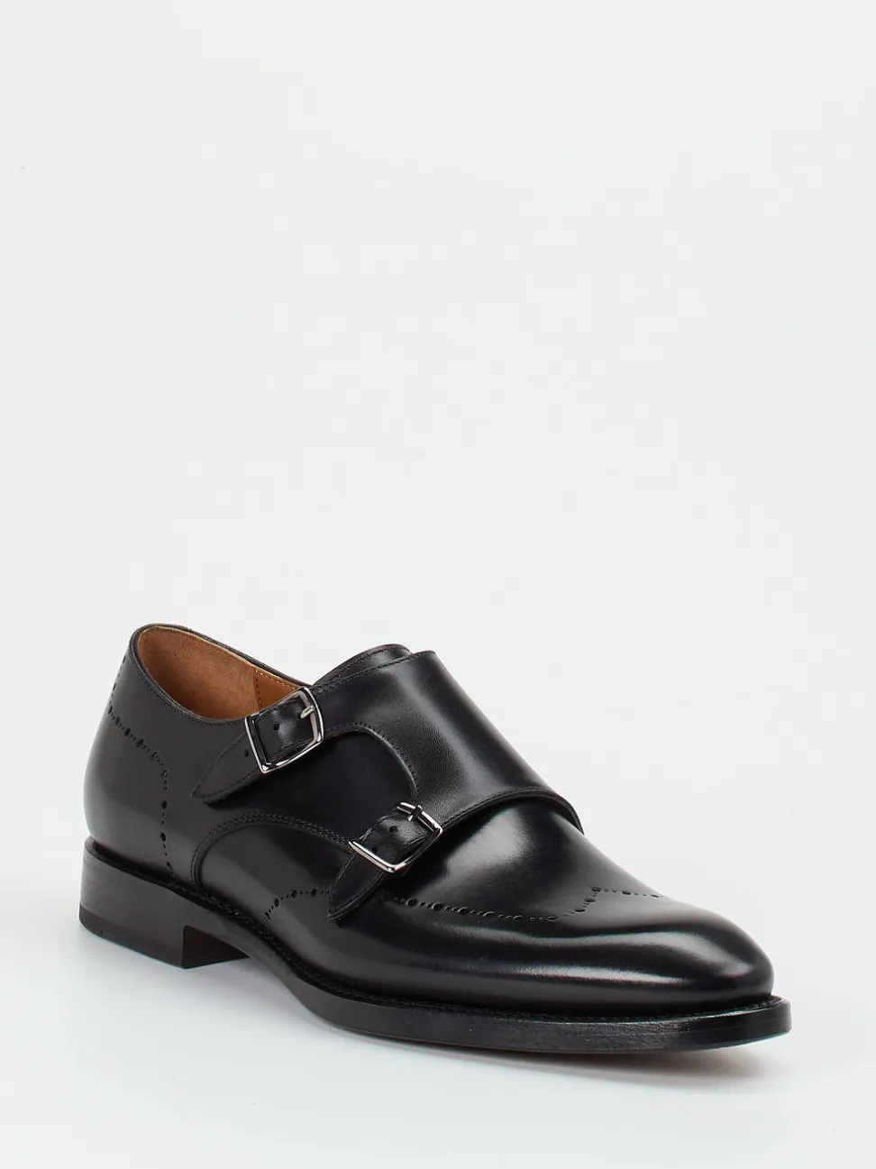 Lendvay & Schwarcz – Monkstrap aus Kalbleder schwarz