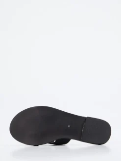 Lisa&Jo – Pantolette aus Textil in Schwarz